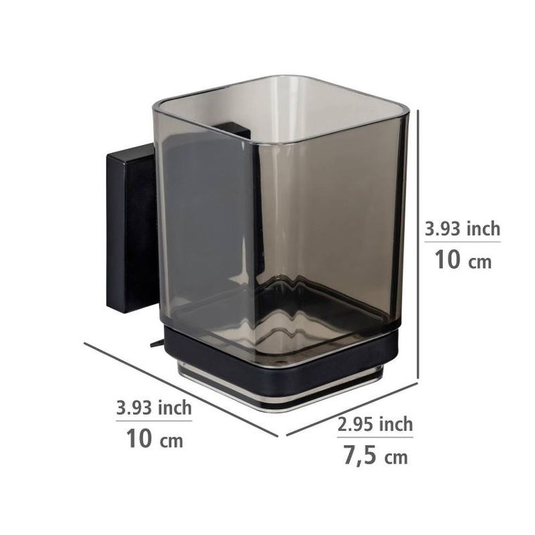 Wenko, Quadro, kubek na szczoteczki, montaż bez wiercenia