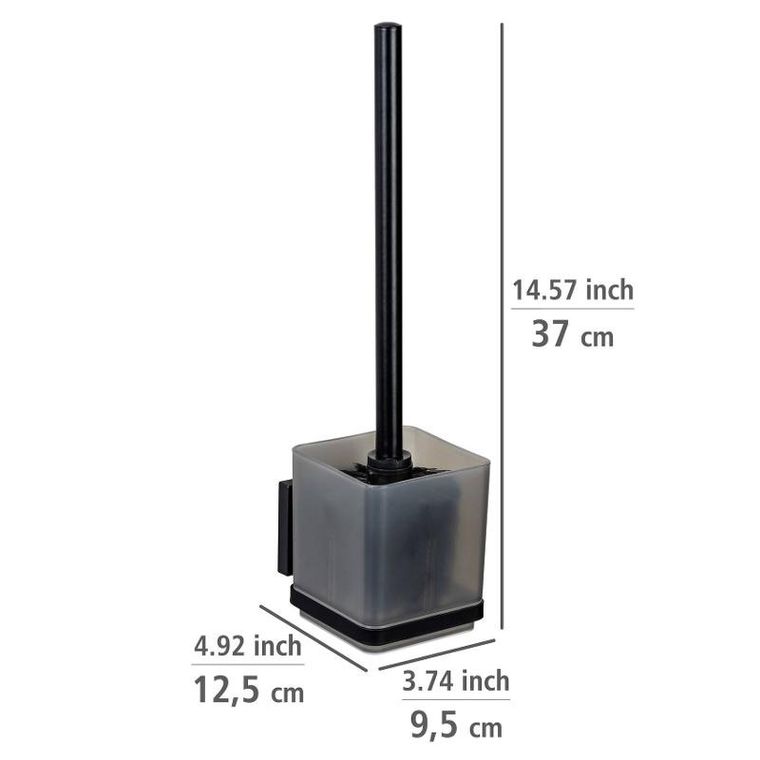 Wenko, Quadro, pojemnik na szczotkę WC, kwadratowy, montaż bez wiercenia