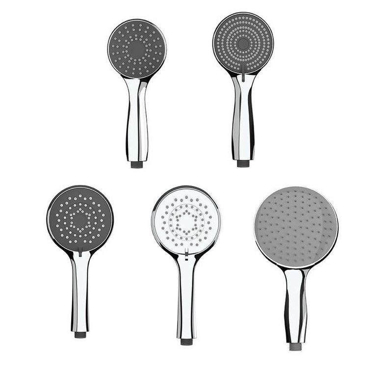 Wenko, słuchawka prysznicowa z funkcją oszczędzania wody, Ø 9,6 cm