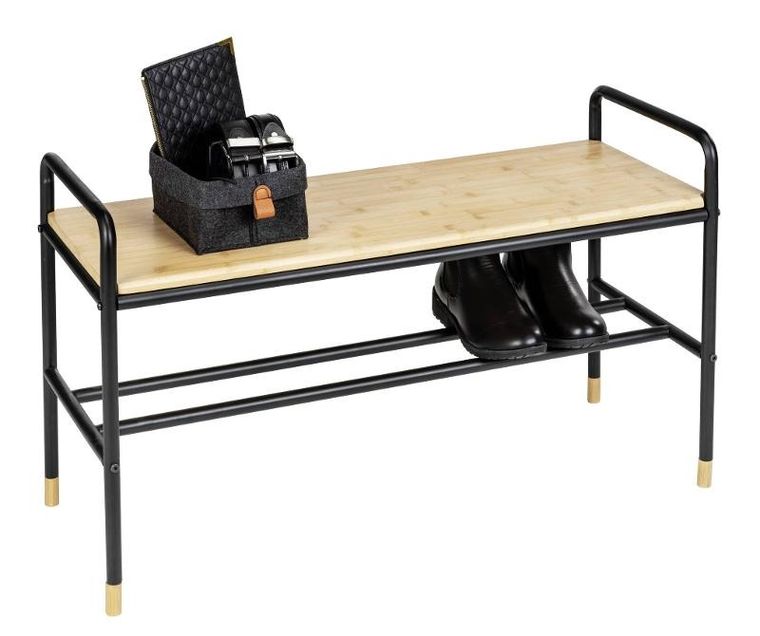 Wenko, szafka na buty z bambusową półką, 80-50-33.5 cm, Loft