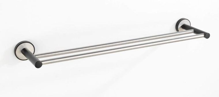 Wenko, wieszak łazienkowy duo udine, uv-loc, 61 cm, 2 uchwyty