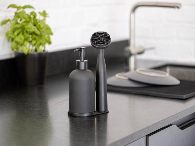 Wenko, zestaw kuchenny, dozownik, 400 ml i szczotka, Piedo