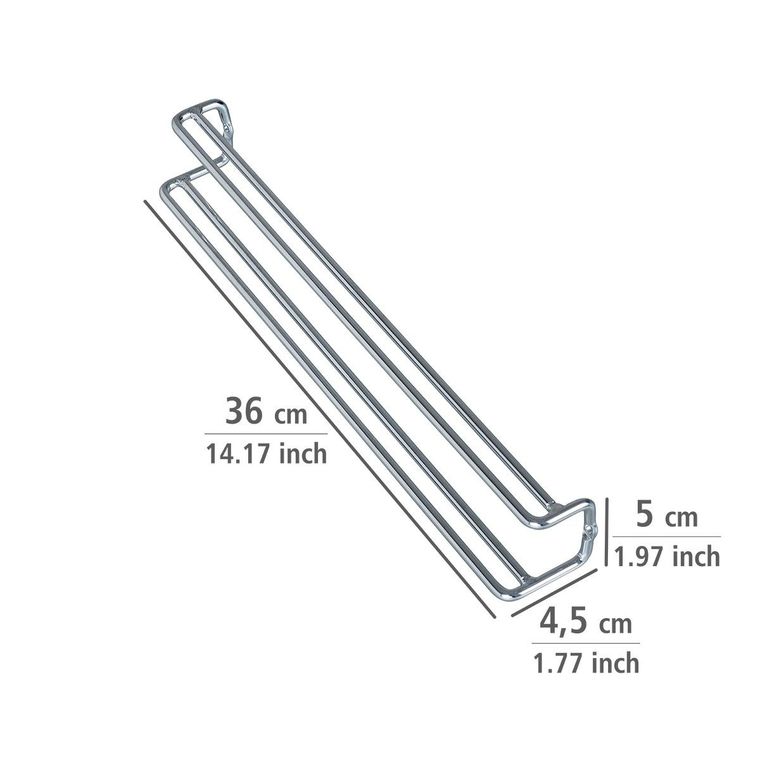 Wieszak na krawaty, paski, stal chromowana