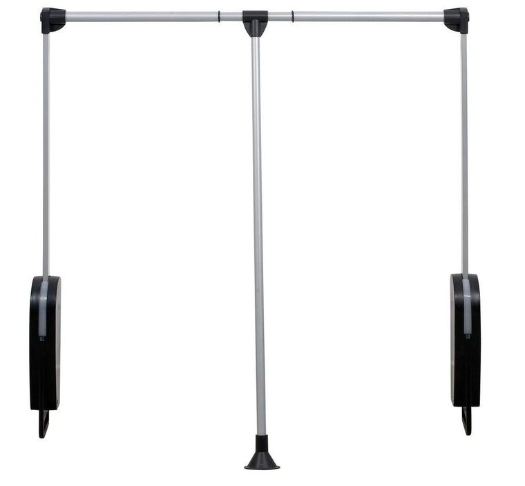 Wieszak na ubrania z teleskopowym drążkiem, 87-130 cm