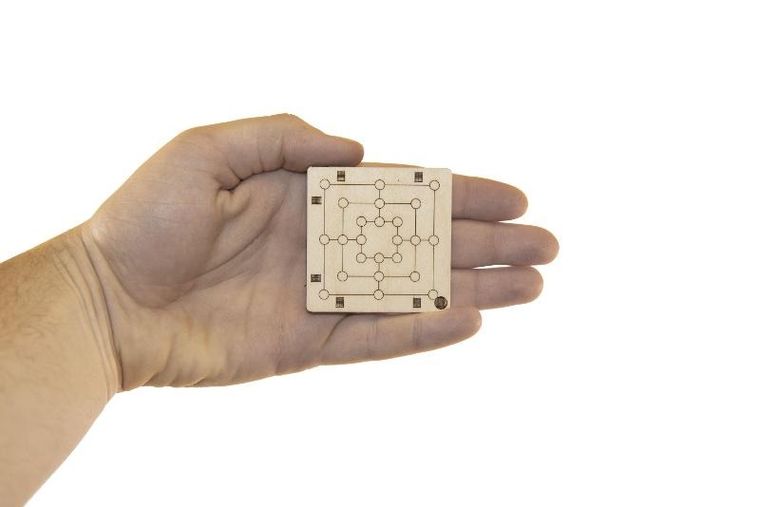 Wooden.City, Młynek z drewna, gra drewniane puzzle 3D