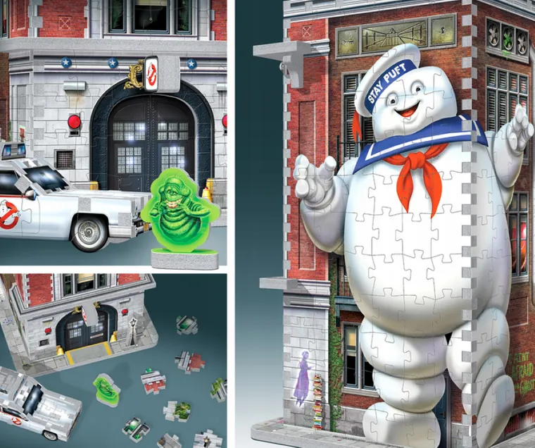 Wrebbit, Ghostbusters Firehouse, puzzle 3D, 500 elementów
