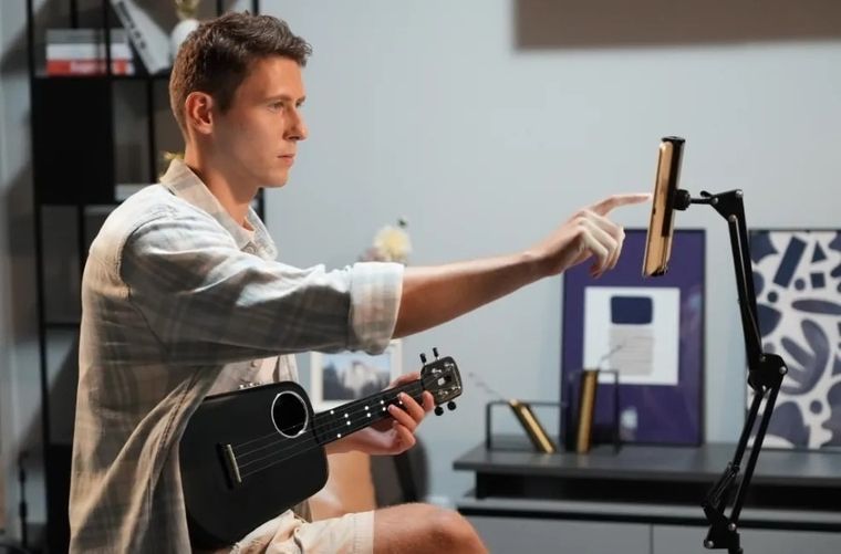 Xiaomi, Populele 2, Smart Ukulele, Bluetooth 4.0, różowe