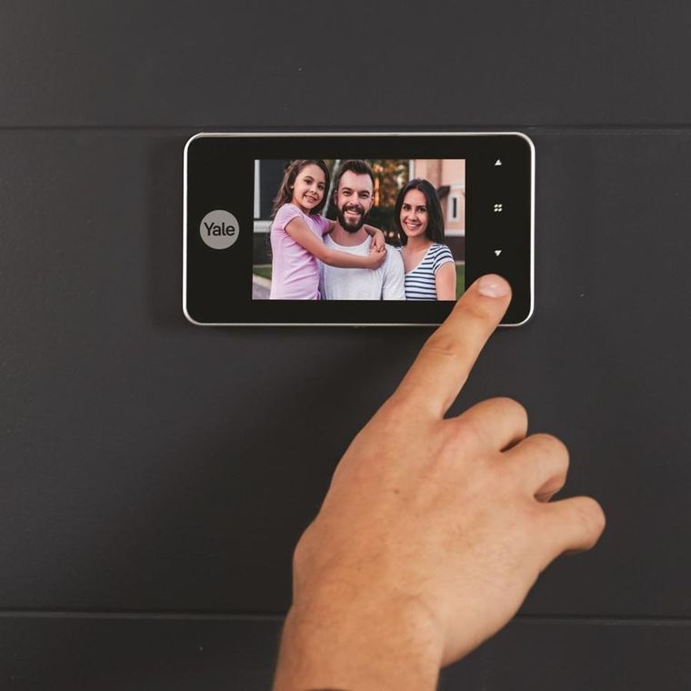 Yale, elektroniczny wizjer drzwiowy, 4500 Digital Door Viewer 4"
