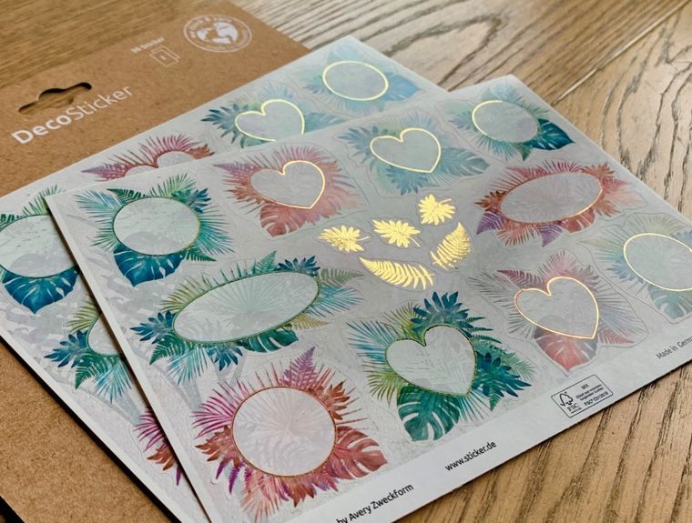 Z-Design, naklejki dekoracyjne, paprocie, A5