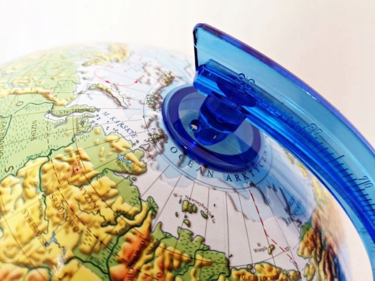 Zachem, globus fizyczny 3D, podświetlany, średnica 25 cm