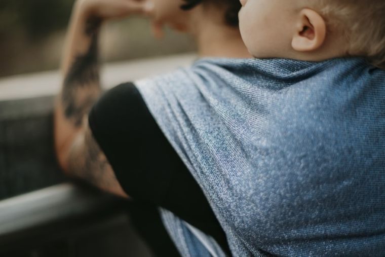 Zaffiro, Be Close Bamboo, chusta wiązana, Feather