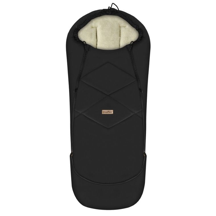 Zaffiro, EverGrow Nordico, regulowany śpiwór, black, 0-36m