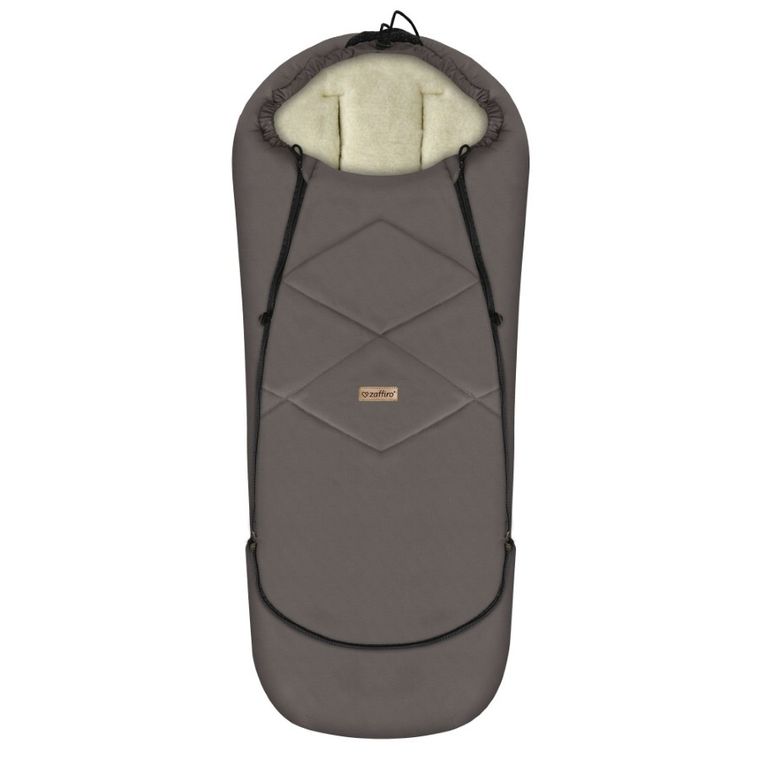 Zaffiro, EverGrow Nordico, regulowany śpiwór, taupe, 0-36 m