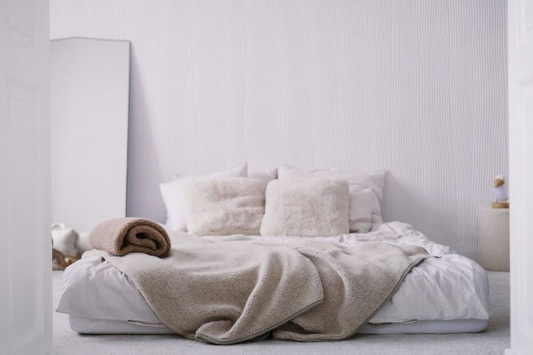 Zaffiro, Nevada, koc wełniany, 75-100 cm, beige