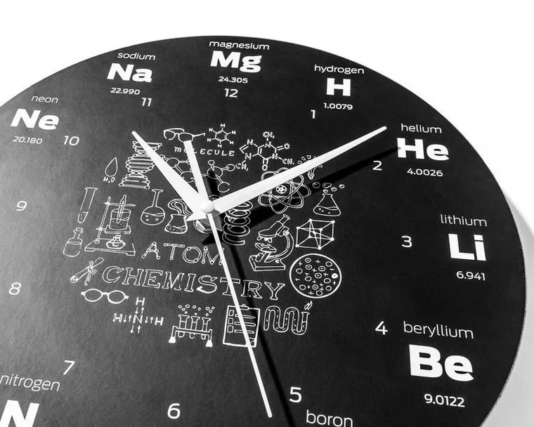 Zegar chemika, czarny