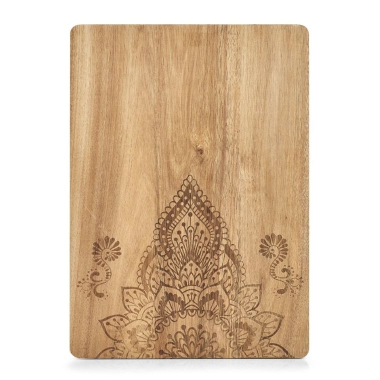 Zeller, deska kuchenna z nadrukiem, 40-29 cm, drewno akacjowe