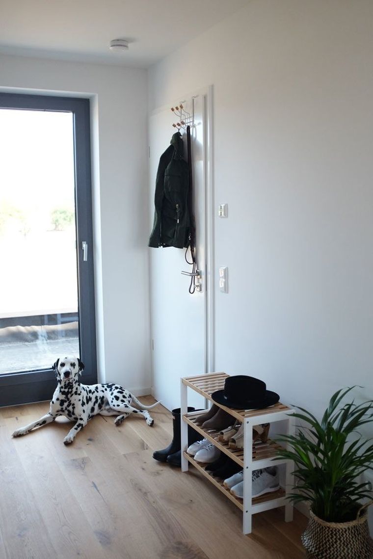 Zeller, szafka na buty, odkryty stojak z włókna bambusowego