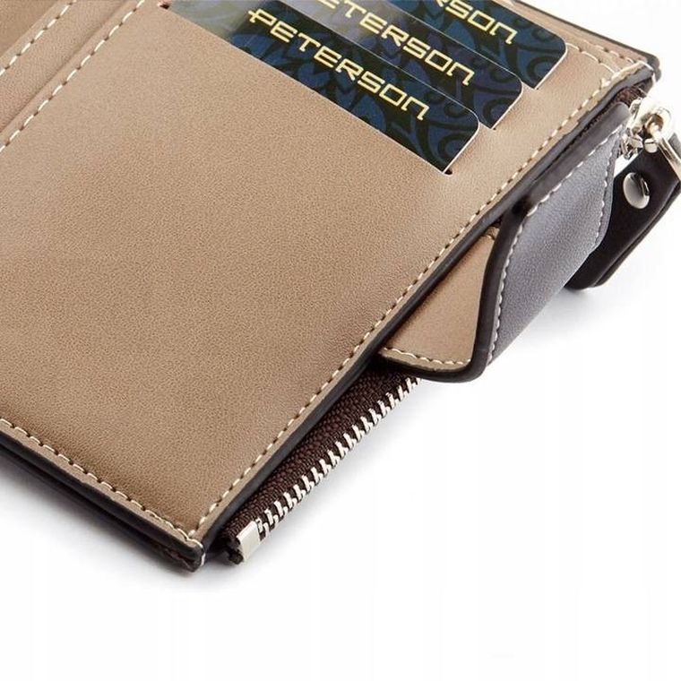 Zestaw prezentowy: Portfel, skóra ekologiczna, Woda perfumowana, Velvet, Peterson