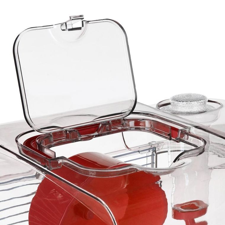 Zolux, Rody3 Trio, klatka dla gryzoni, czerwony