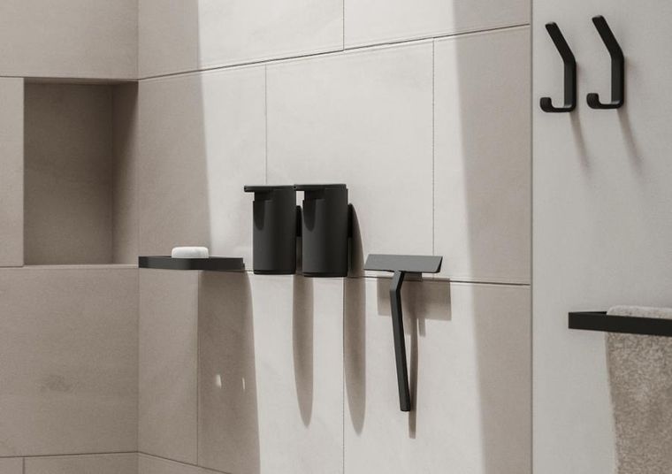 Zone Denmark, Rim, dozownik do mydła ścienny, black