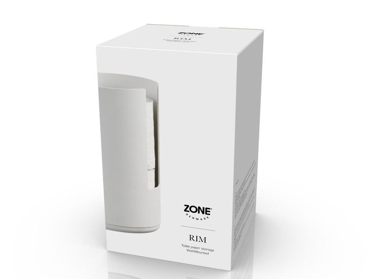 Zone Denmark, Rim, pojemnik ścienny na papier toaletowy, white