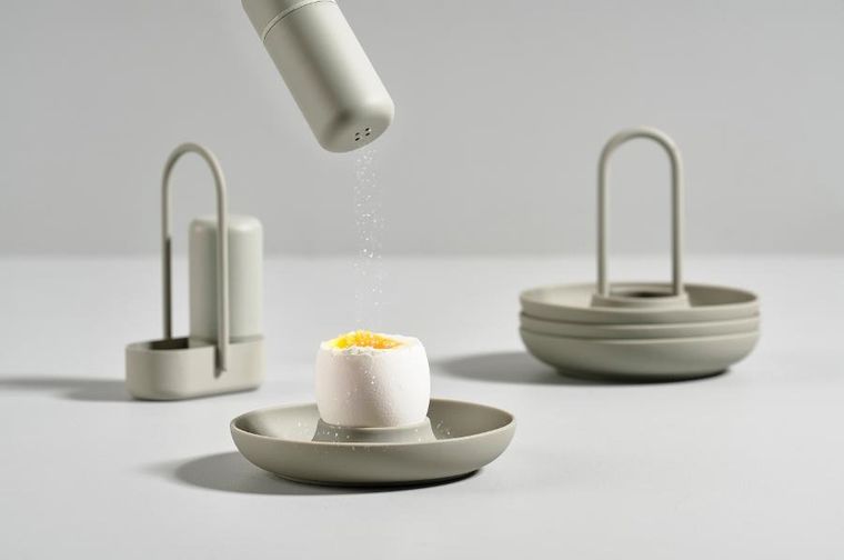 Zone Denmark, Singles, kieliszki do jajek, limestone, 4 szt.