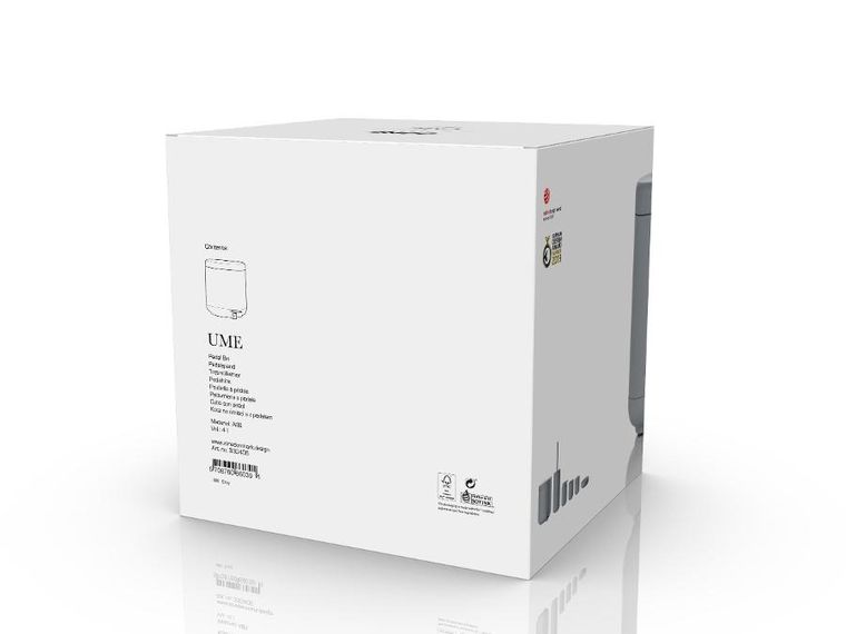 Zone Denmark, Ume, kosz na śmieci, szary, 4l