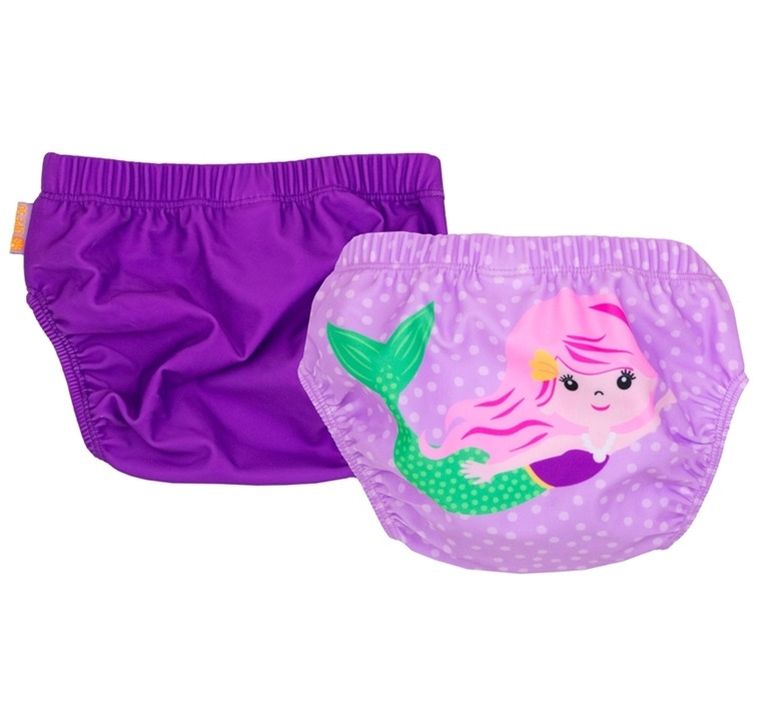 Zoocchini, Syrenka, pieluszka kąpielowa, 6-12 miesięcy, 2 szt.