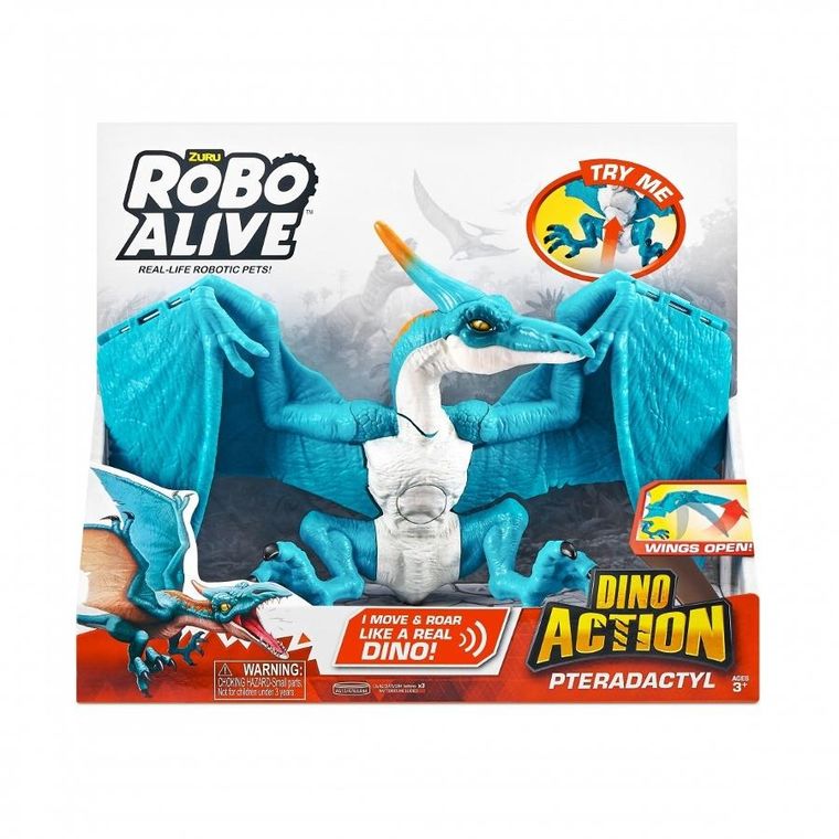 Zuru, Robo Alive, figurka interaktywna, Dino Action, Pterodaktyl