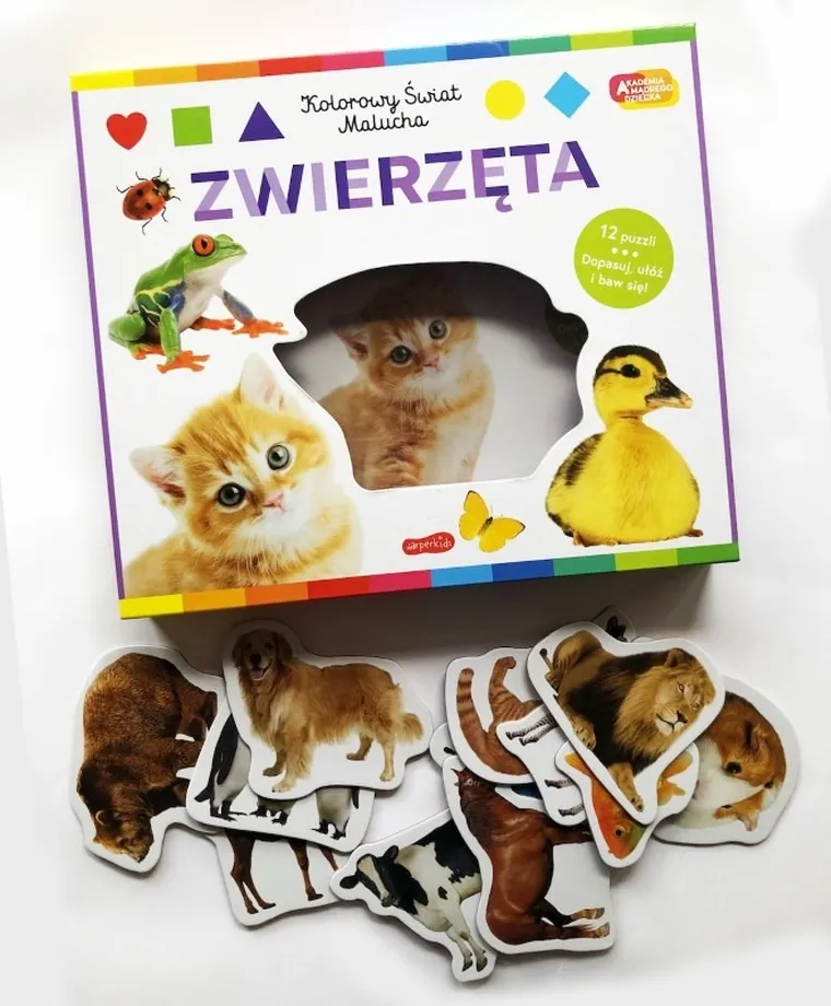 Zwierzęta. Akademia mądrego dziecka. Kolorowy świat malucha