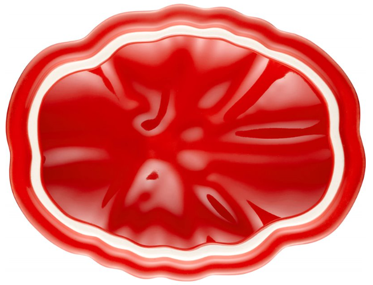 Zwilling, Mini Cocotte, garnek ceramiczny, owalny, pomidor, czerwony, 500 ml