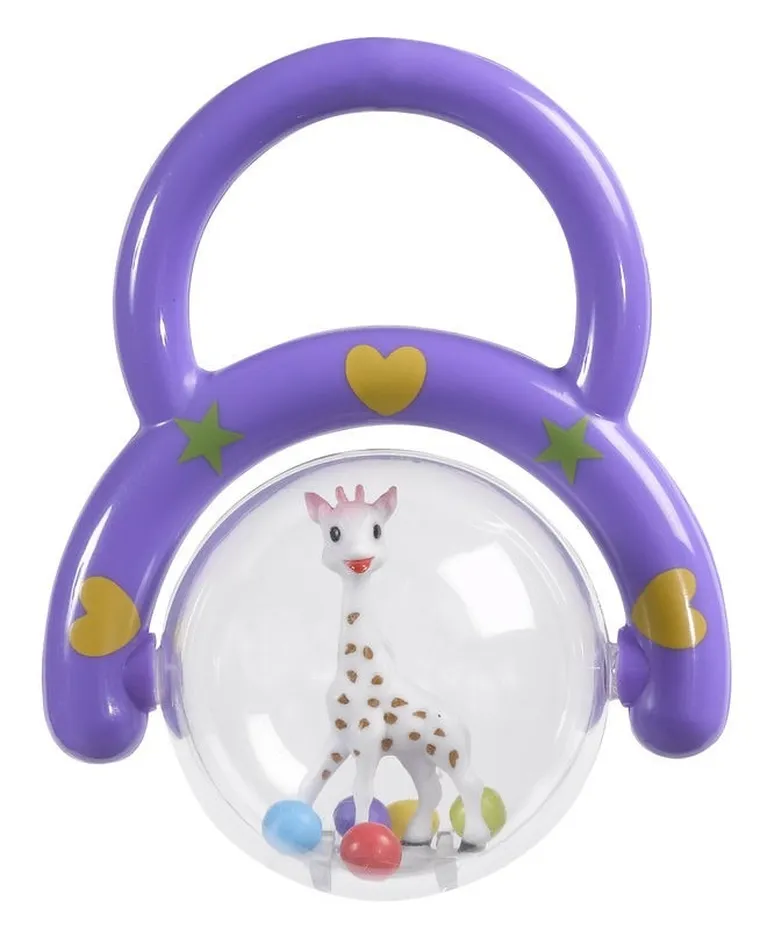 Żyrafa Sophie, zestaw prezentowy z książeczką i grzechotką