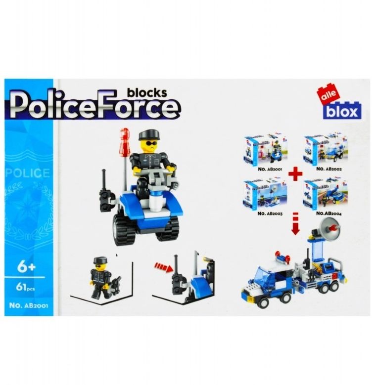 Alleblox, Policja, klocki konstrukcyjne