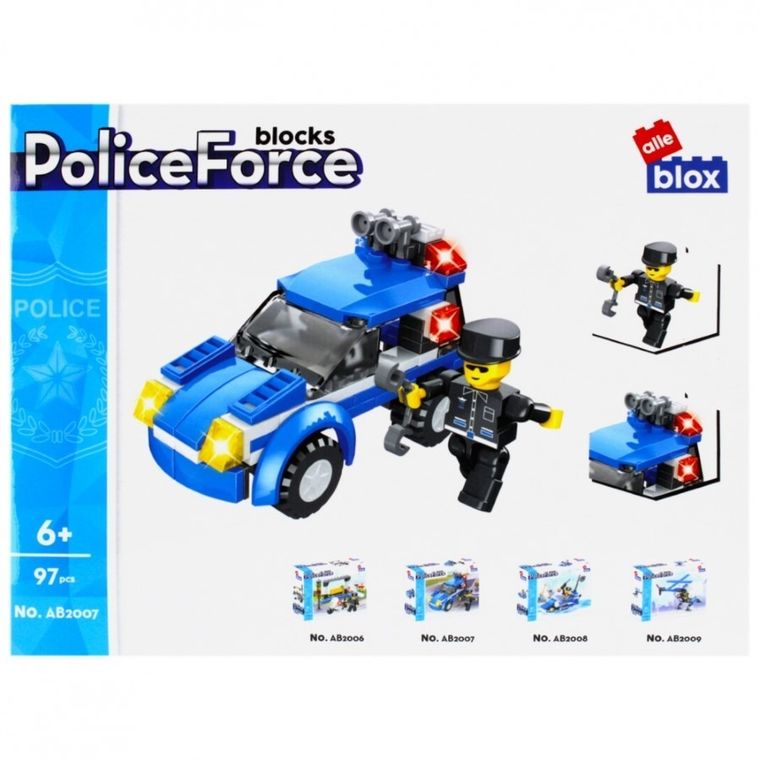 Alleblox, policja, klocki konstrukcyjne