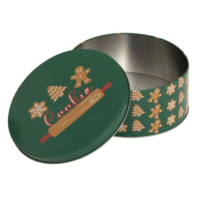 5five Simply Smart, okrągły pojemnik na ciastka, metal, 3 szt.