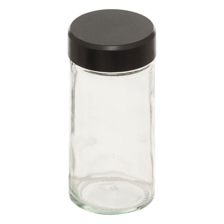 5five Simply Smart, Rota, organizer na przyprawy ze szklanymi słoikami, metalowy, 16 szt.