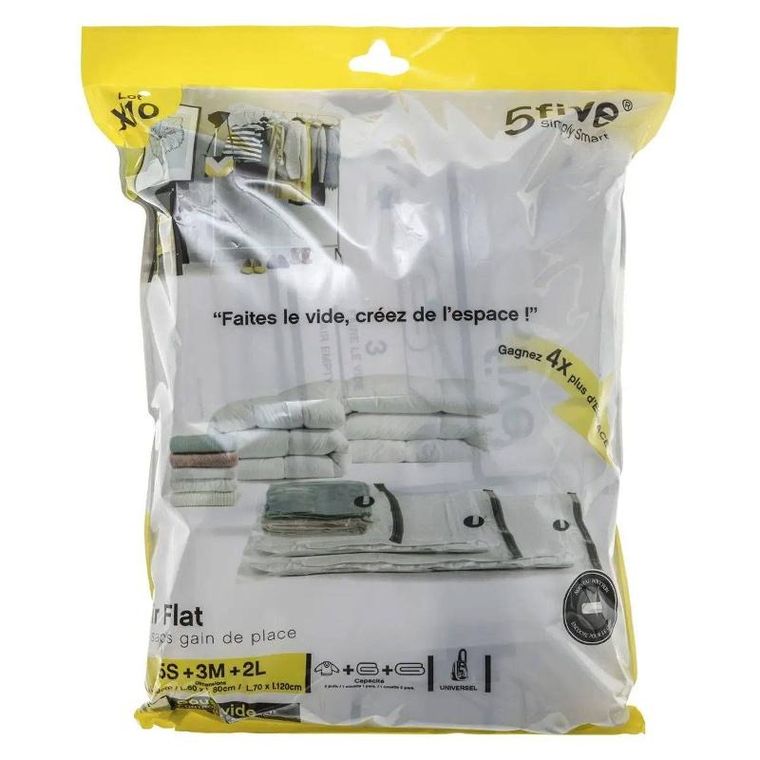 5five Simply Smart, worki próżniowe na ubrania, 10 szt.