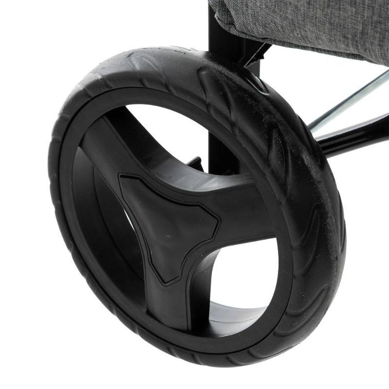 5five Simply Smart, wózek zakupowy na kółkach, szary