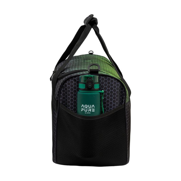 Abag, torba sportowa, hexagon green ombre