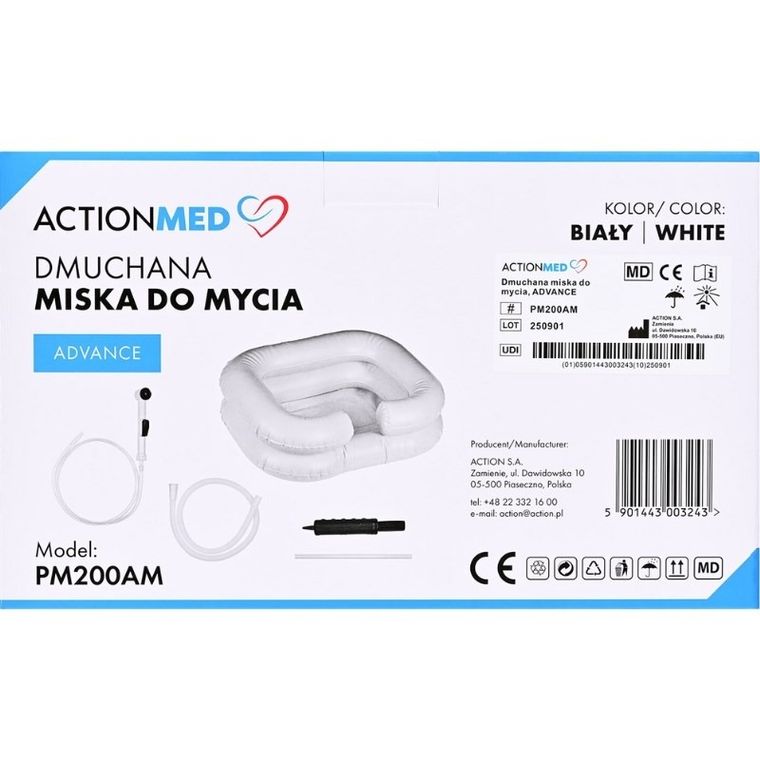 Actionmed, dmuchana miska do mycia