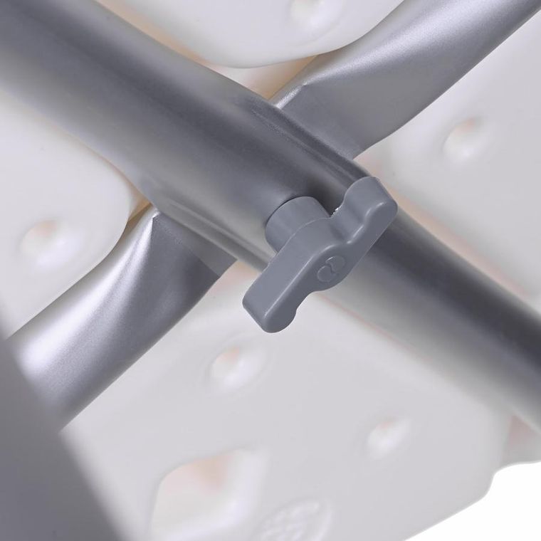 Actionmed, taboret prysznicowy, prostokątny z regulacją wysokości