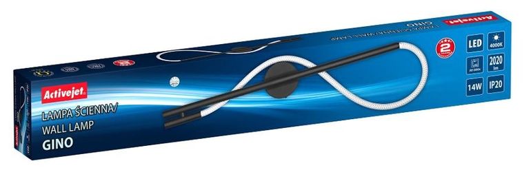 Activejet, lampa ścienna LED, AJE-GINO