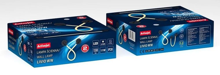 Activejet, lampa ścienna LED, AJE-LIVIO