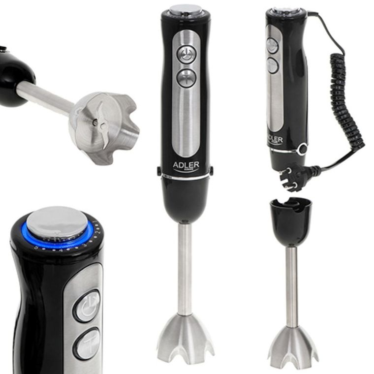 Adler, blender ręczny, 850W, AD 4625, czarny