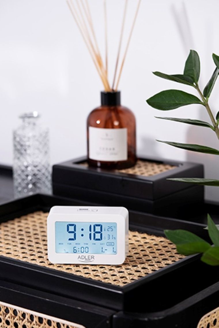 Adler, budzik na baterie, AD 1196W