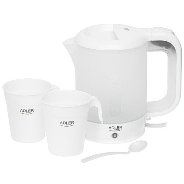Adler, czajnik elektryczny, plastikowy, turystyczny, 0,5L