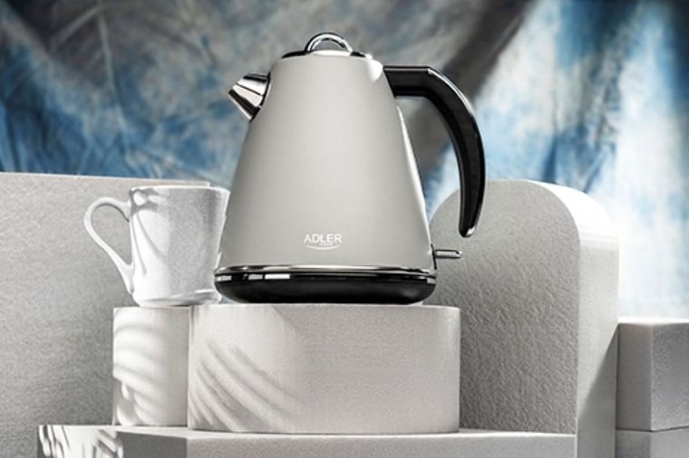 Adler, czajnik metalowy, szary, 1,5 l, AD 1343