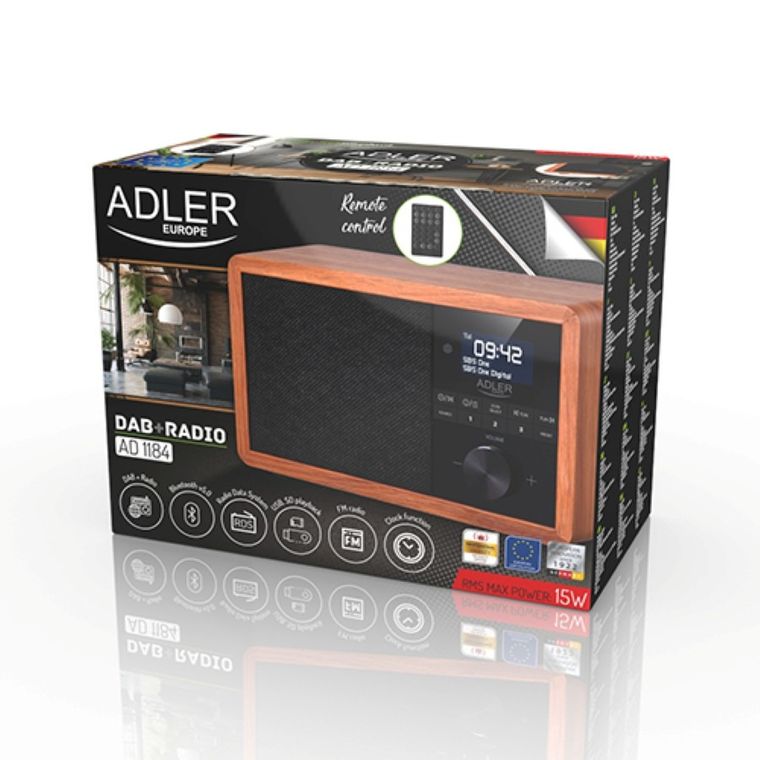 Adler, Dab+, radio, AD 1184