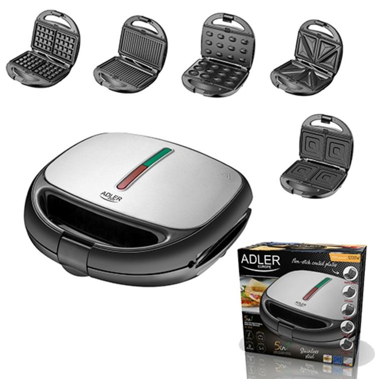 Adler, opiekacz 5w1, AD 3040