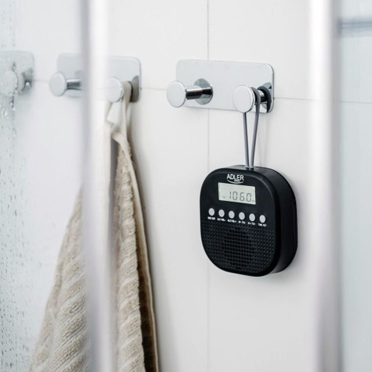 Adler, radio FM wodoodporne, IPX4